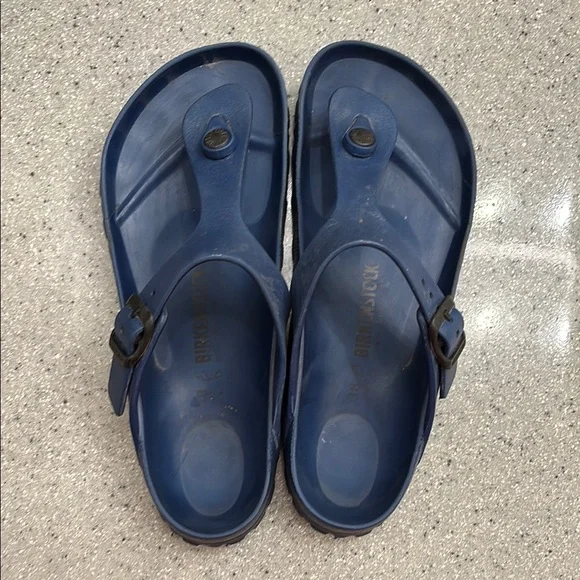 Birkenstock | Shoes | Birkenstock Blue Sandals | Poshmark display picture 1